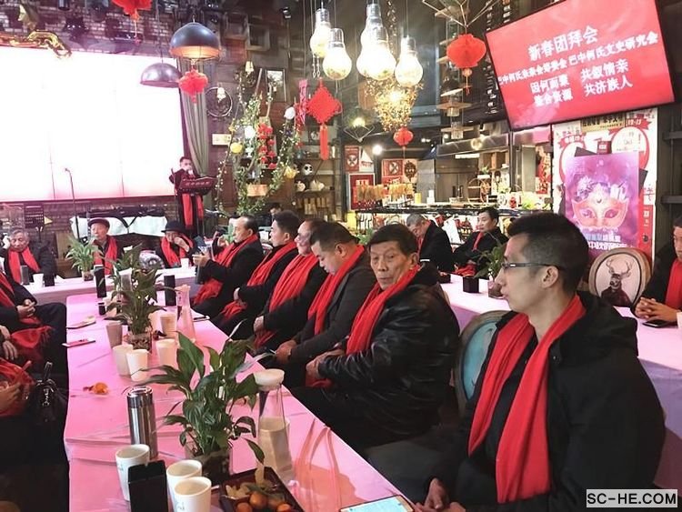 巴中何氏宗亲举行2019新春团拜会